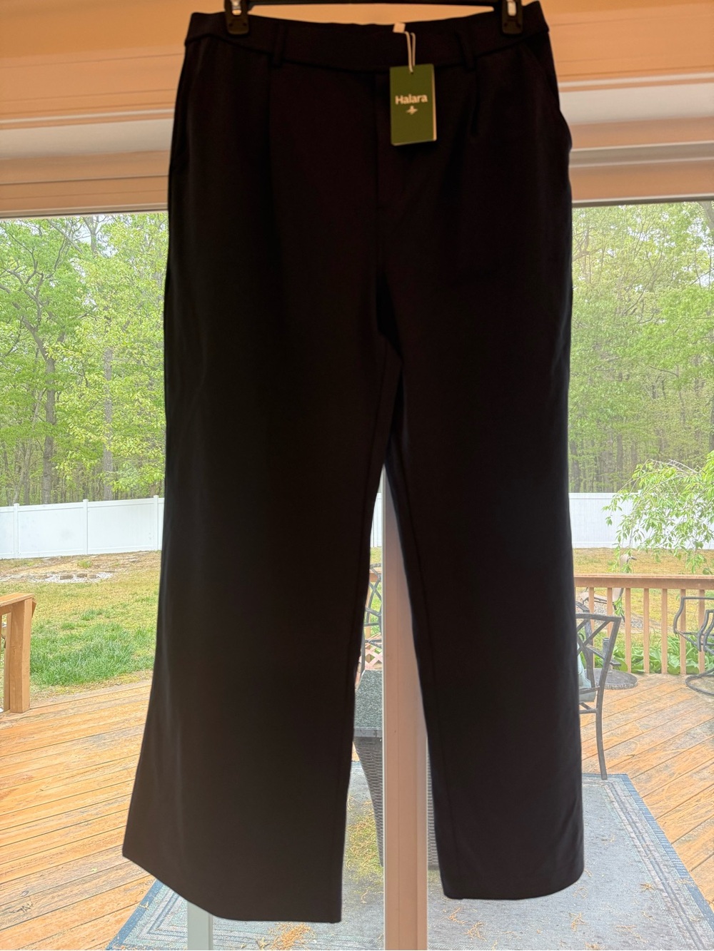 Halara HaloTek Air High Wasted side pocket straight leg Work Pants, size XL